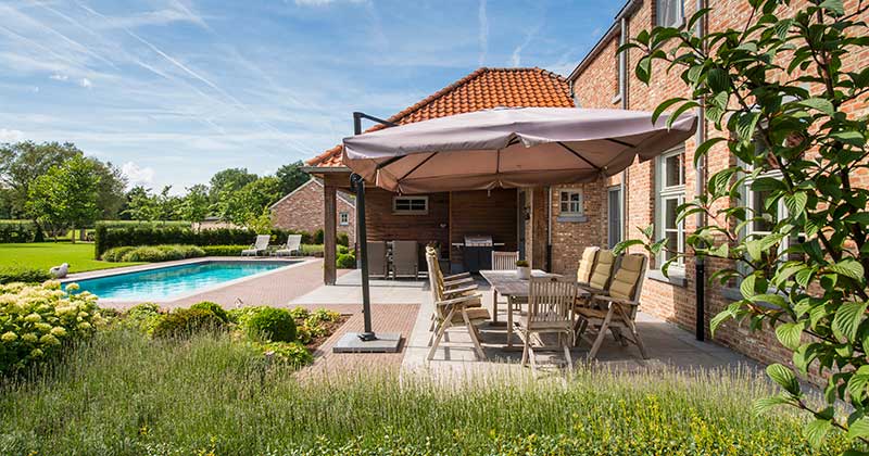 Landelijke tuinontwerp