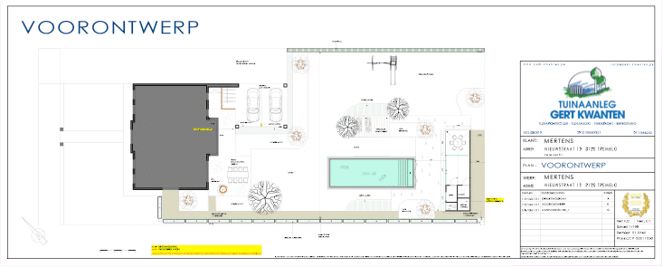 Voorontwerp tuinaanleg