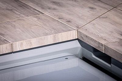 Randafwerking zwembad